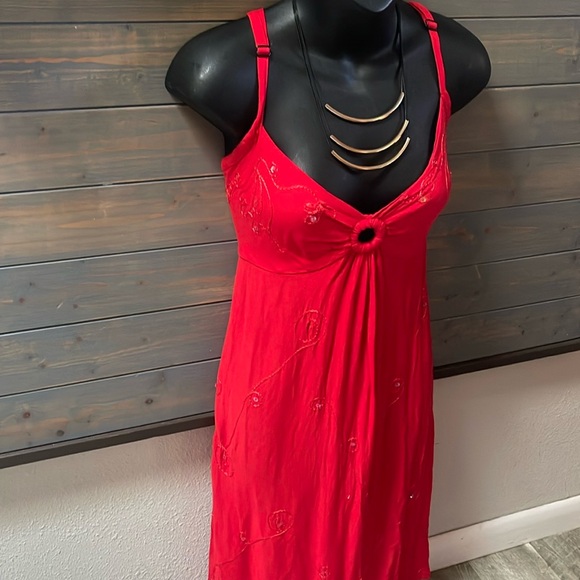 Island Planet Red Beach Coverup - Picture 5 of 11